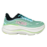 HOKA Bondi 9 Trainers / Shoe Green / White / Black / Baby Blue